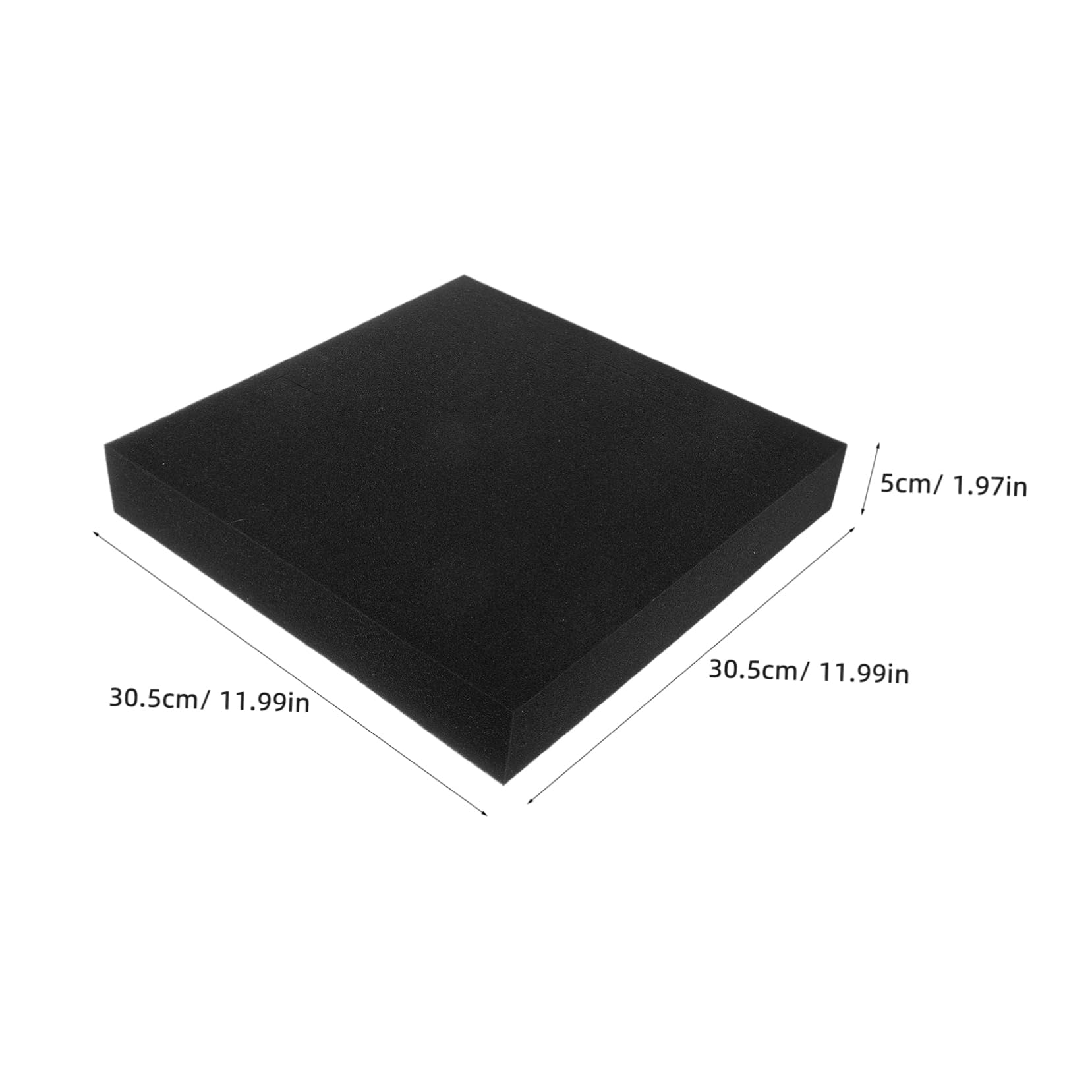 KICHOUSE High Resilience Foam Sheets 4 Pack for Tool Box Drawer Packing Storage Cuttable Hand Tear