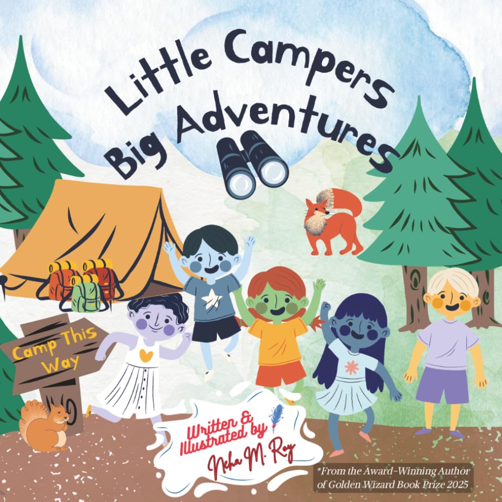 Little Campers, Big Adventures: Children Camping tale, 26 pages, kids book: The perfect outdoor adventure picture book for young nature lovers (Tales of Bright Minds)