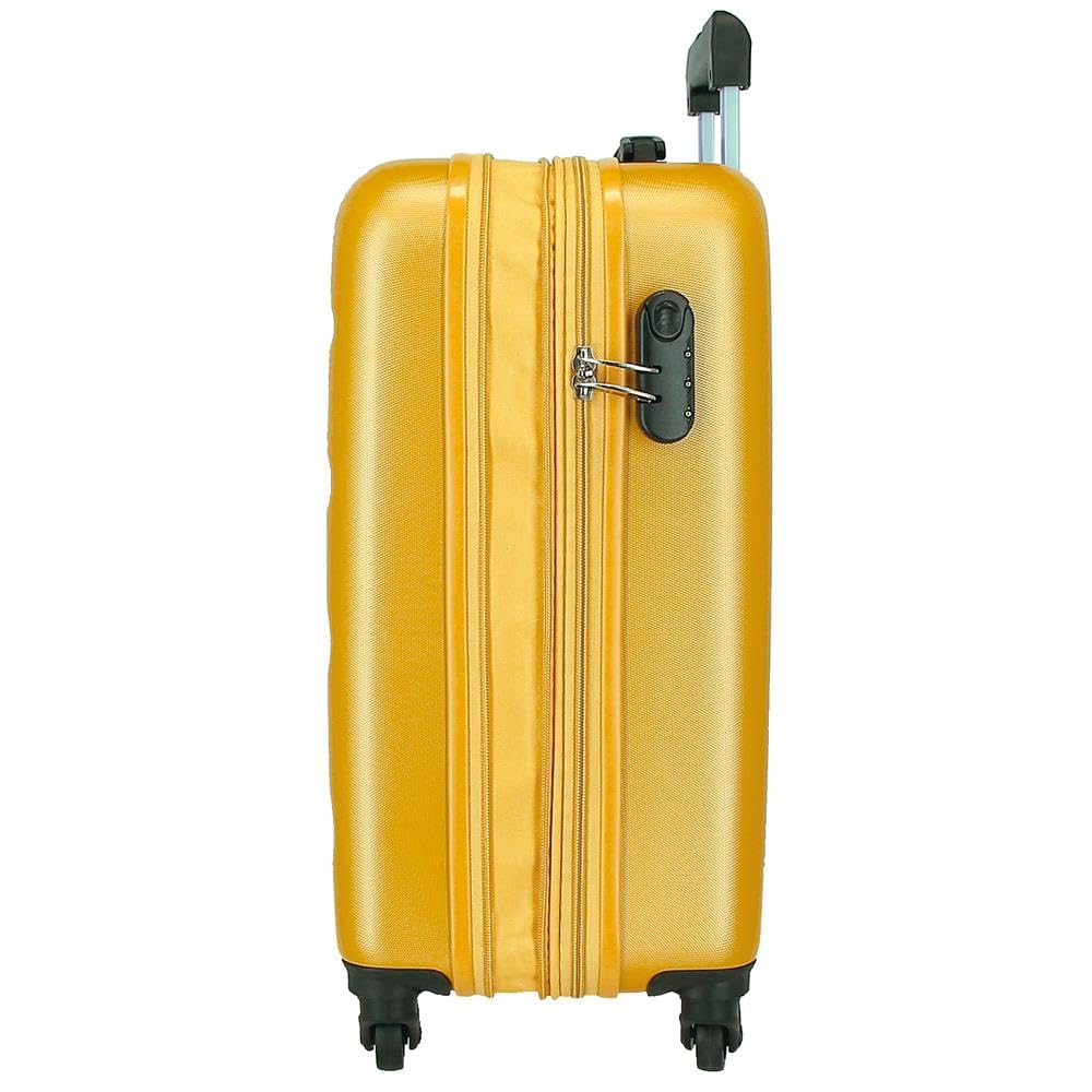 Roll Road Flex Walizka kabiny Beżowy 35x55x20 cms Bagaż Ręczny Air Europa Sztywne ABS Zamknięcie kombinowane boczne 33L 2,78 kg 4 Podwójne Koła, Beis, Talla única, Walizka kabinowa