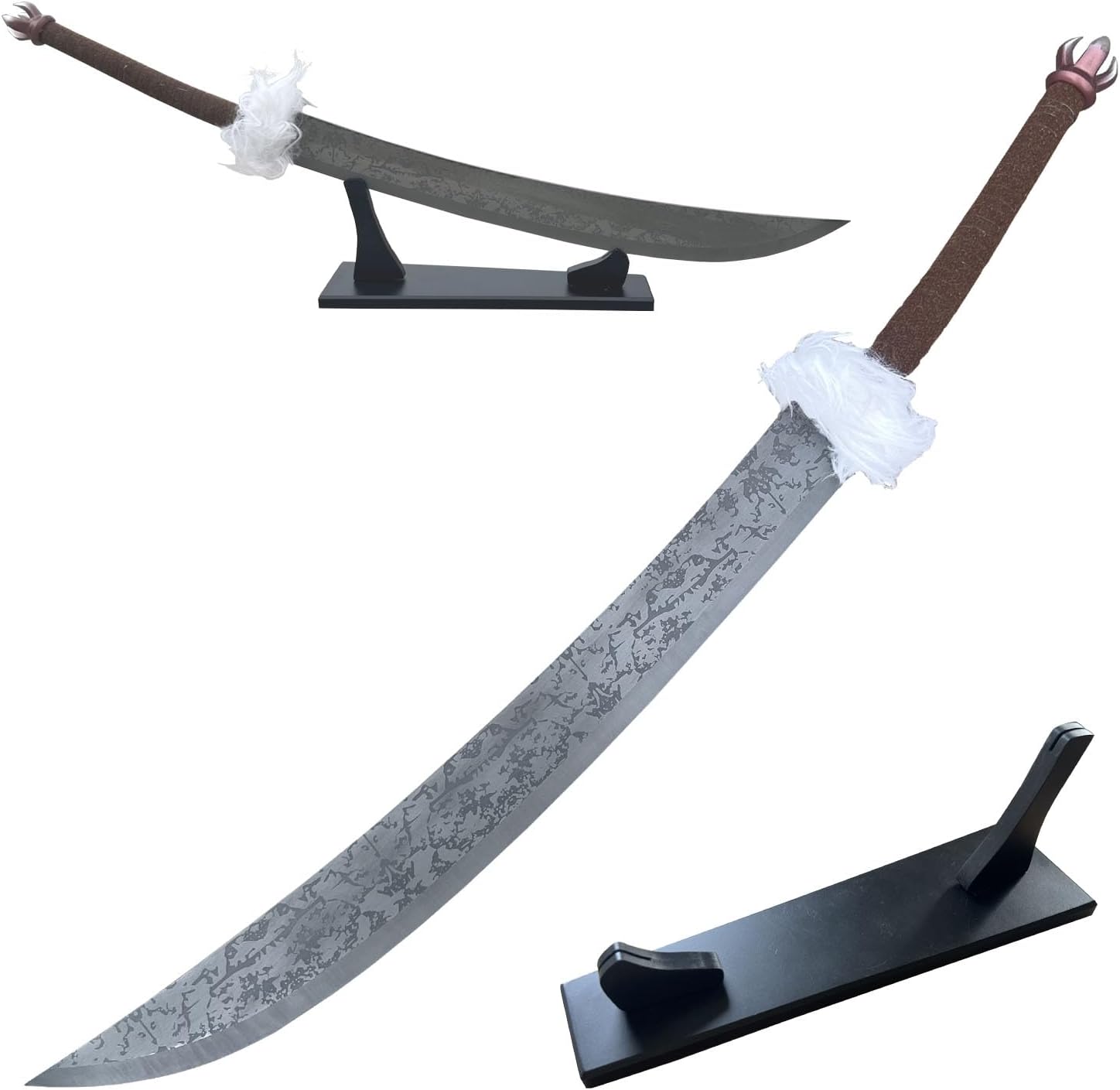 Anime Fushiguro Toji Inverted Spear of Heaven Sword, Nanami's Cleaver,Split Soul Katana,Cosplay Weapons Sword Real Metal with Display Stand