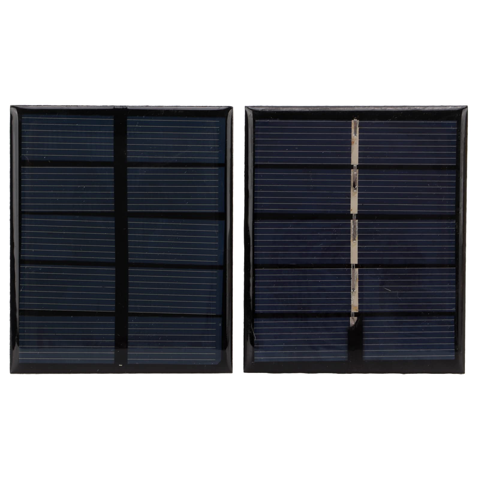 SPYMINNPOO 2 Stück Solarpanel – 0,5 W, 2,5 V, Polysilizium, Tragbar, Für Kleingeräte, Solarwasserpumpen, Außenwerbung