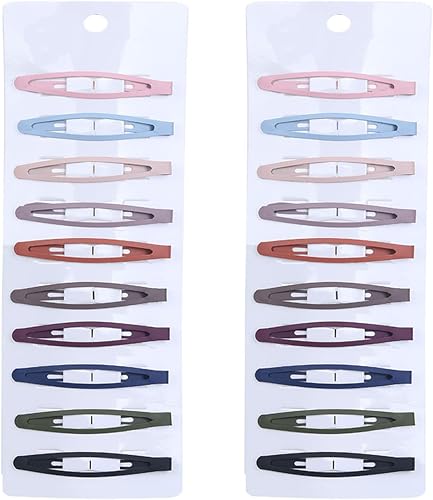 2 sets (20 pieces) of hair clip accessories for women's hair accessories, including anti slip hair clips and cute multi colored hair clips, suitable for girls