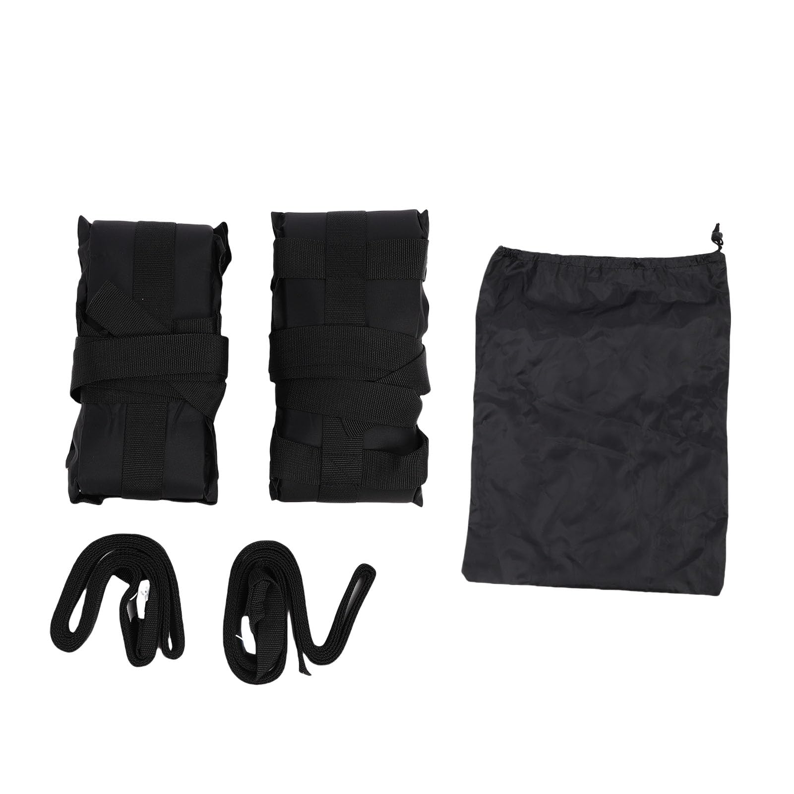 Ausla Dachträgerpolster, Weicher Nylon-Dachträger, 80 Kg Belastbar, mit Verstellbaren Nockenschnallengurten, Schnelle Installation für Surfbretter, Kajaks und Wassersportausrüstung in Autos und SUVs