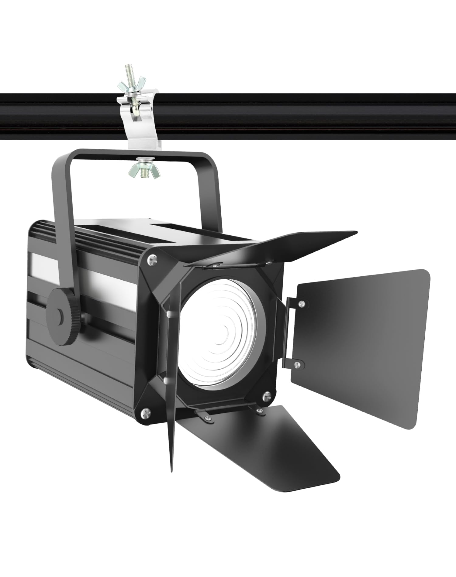 QWORK® 8 Abrazaderas para Iluminación de Escenario, 48-51 mm, Carga Nominal hasta 100 kg, Soporte para Truss de Aleación de Aluminio