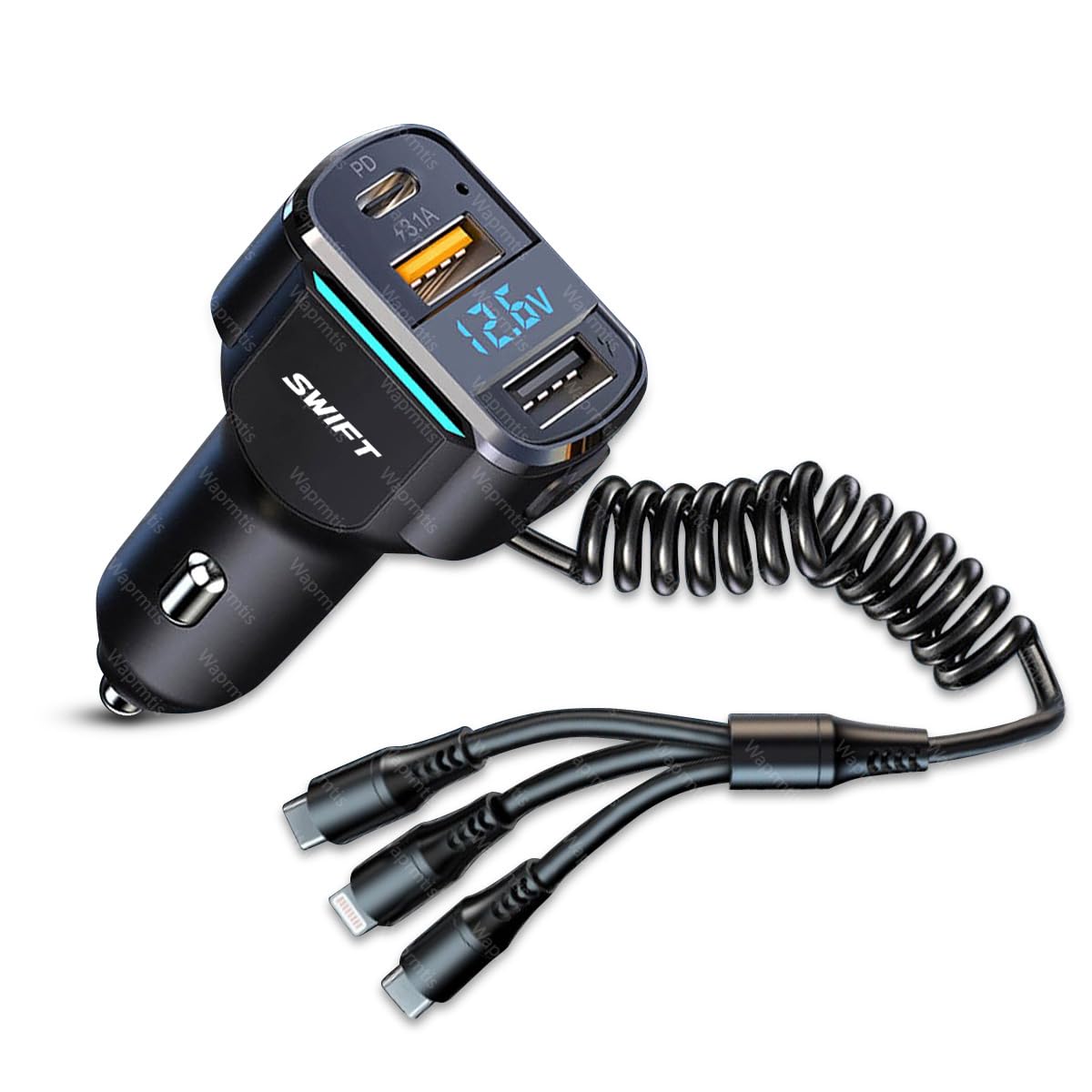 Amazon.co.jp: スズキ スイフト 車載充電器 急速充電 デュアルUSB+65W