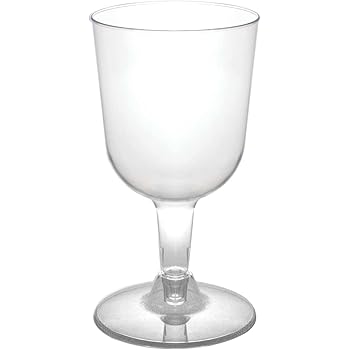 clear plastic wine glasses bulk