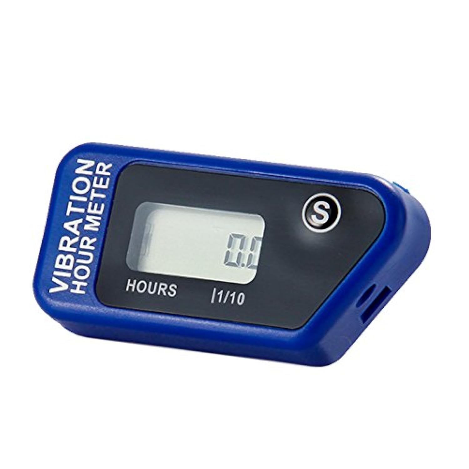 Contaore Vibrazione Misuratore orario vibrazione digitale Completo impermeabile azzerabile Misuratore orario senza vibrazioni per tutte le macchine vibranti Moto Snowmobil ATV Generatori