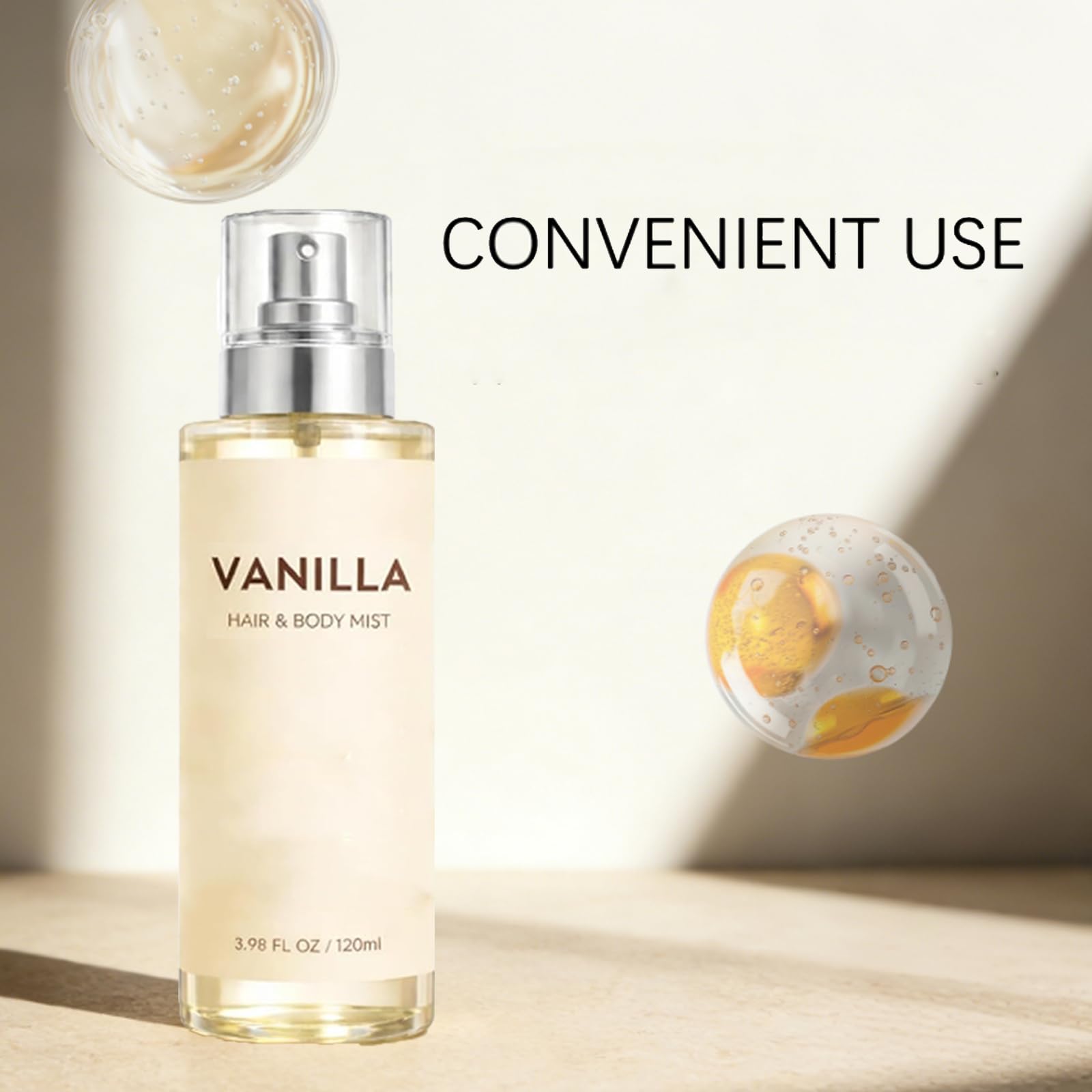 Verdraor Vanilla Beach Hair & Body Mist, Vanilla Beach Hair And Body Mist Perfume Spray For Women, Warm Vanilla & Coconut, Long-Lasting Fragrance (1pcs) — view 2