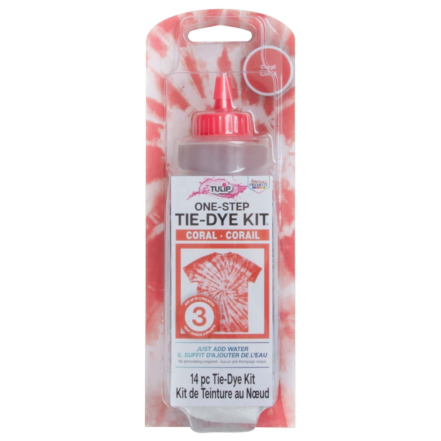 TULIPOne-Step Tie-Dye Kit Dye - Coral