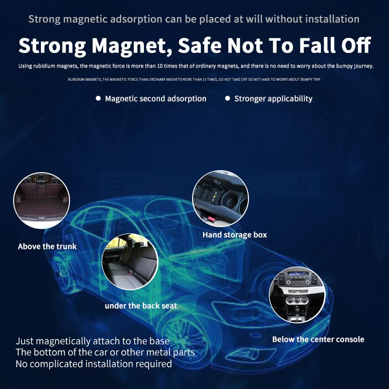 Image of 4G Real Time Mini Portable Magnetic GPS Tracker Wireless with 7 Days Battery Backup & Live Tracking Through App for Car, Bike, Kids, Pets