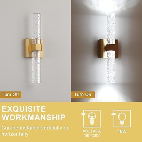 Miniatura 6 de Aipsun Moderna luz LED de tocador de baño, 6000 K