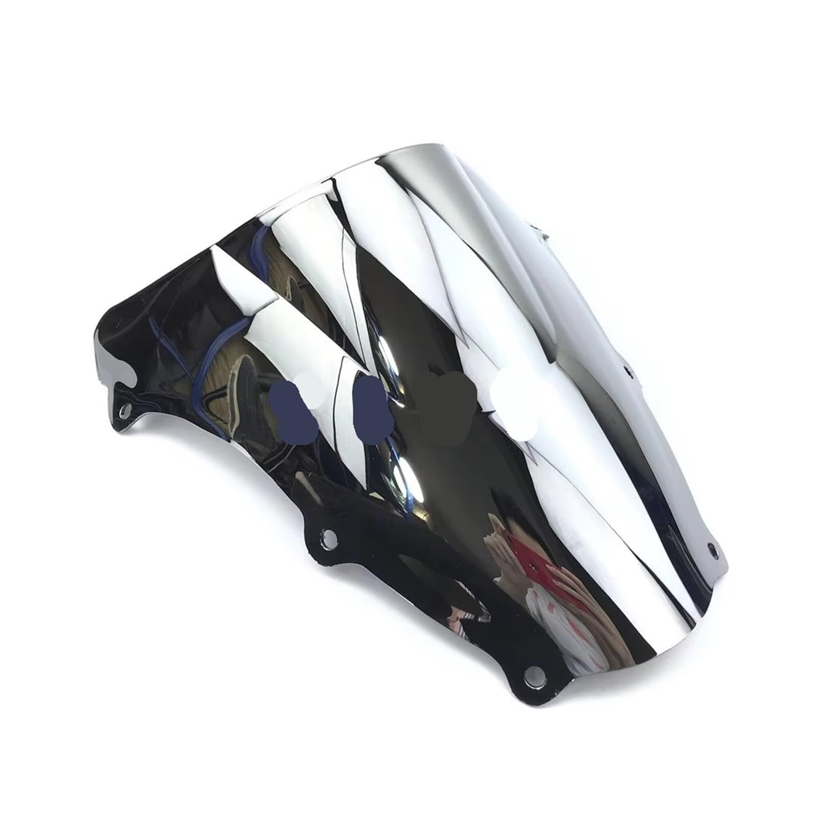Pantalla Moto para Suzuki SV1000 SV1000S 2003 2004 2005 2006 2007 2008 SV650 SV650S 2003-2012 Parabrisas De Motocicleta(Cromo)