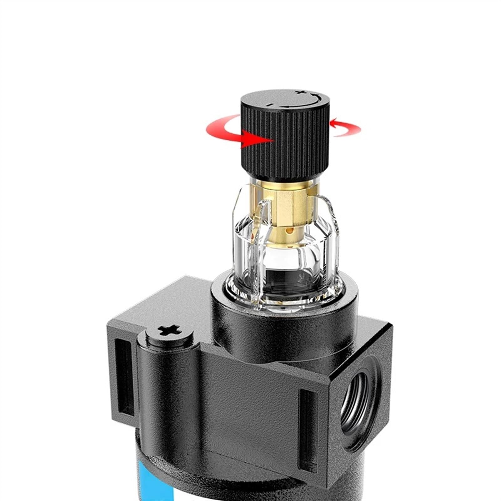 Válvula reguladora reductora de presión agua, AFC2000 1/4 Compresor aire Aceite Separador Filtro Regulador(Afc pc1402)