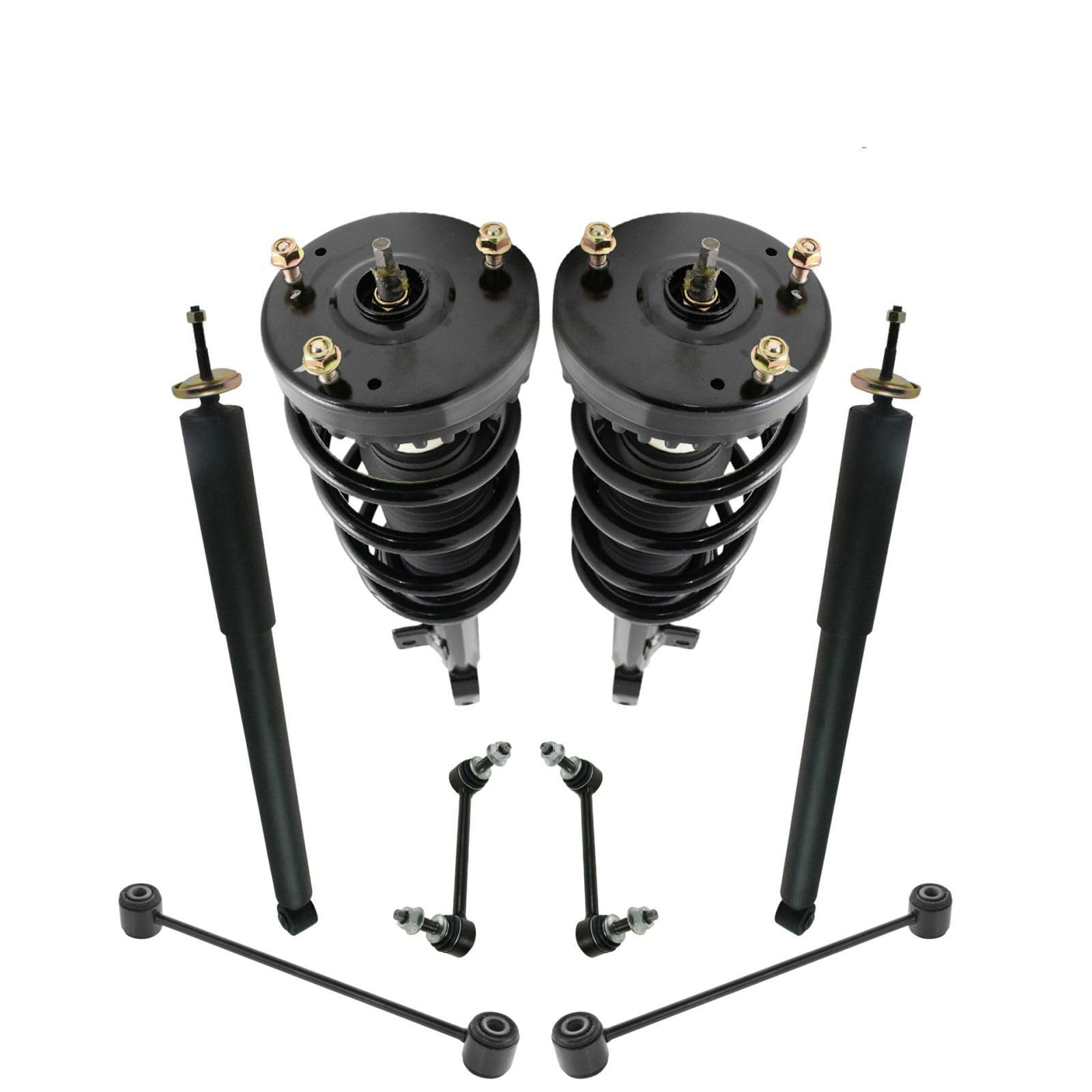 Amazon.com: Front Complete Loaded Strut Spring Assembly Sway Kit 