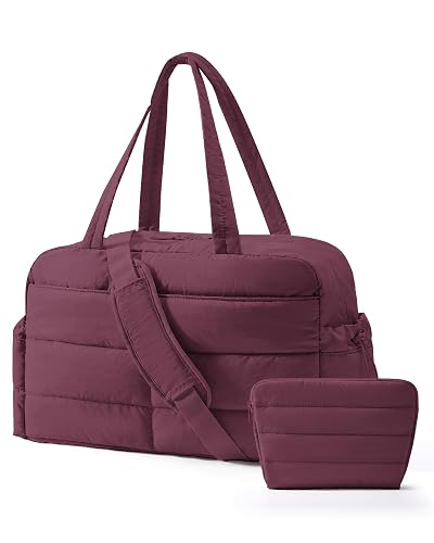 BAGSMART Gym Bag for Women with Toiletry Pouch, Lightweight Weekender