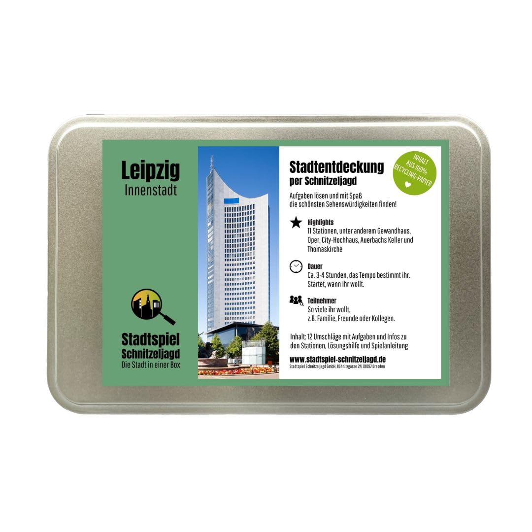 Stadtspiel Schnitzeljagd Leipzig Innenstadt - Entdeckertour