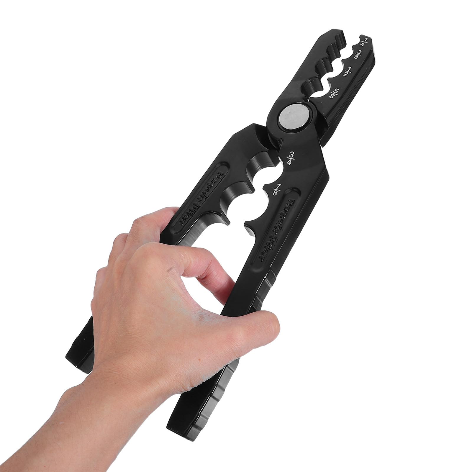 YARNOW Pince de Réparation Tubes Cuivre Manuelle, Arrondisseur Tubes Réfrigérant, Alliage Aluminium Robuste, Outil Portable Compact, Dépannage Climatisation et Réfrigération Automobile