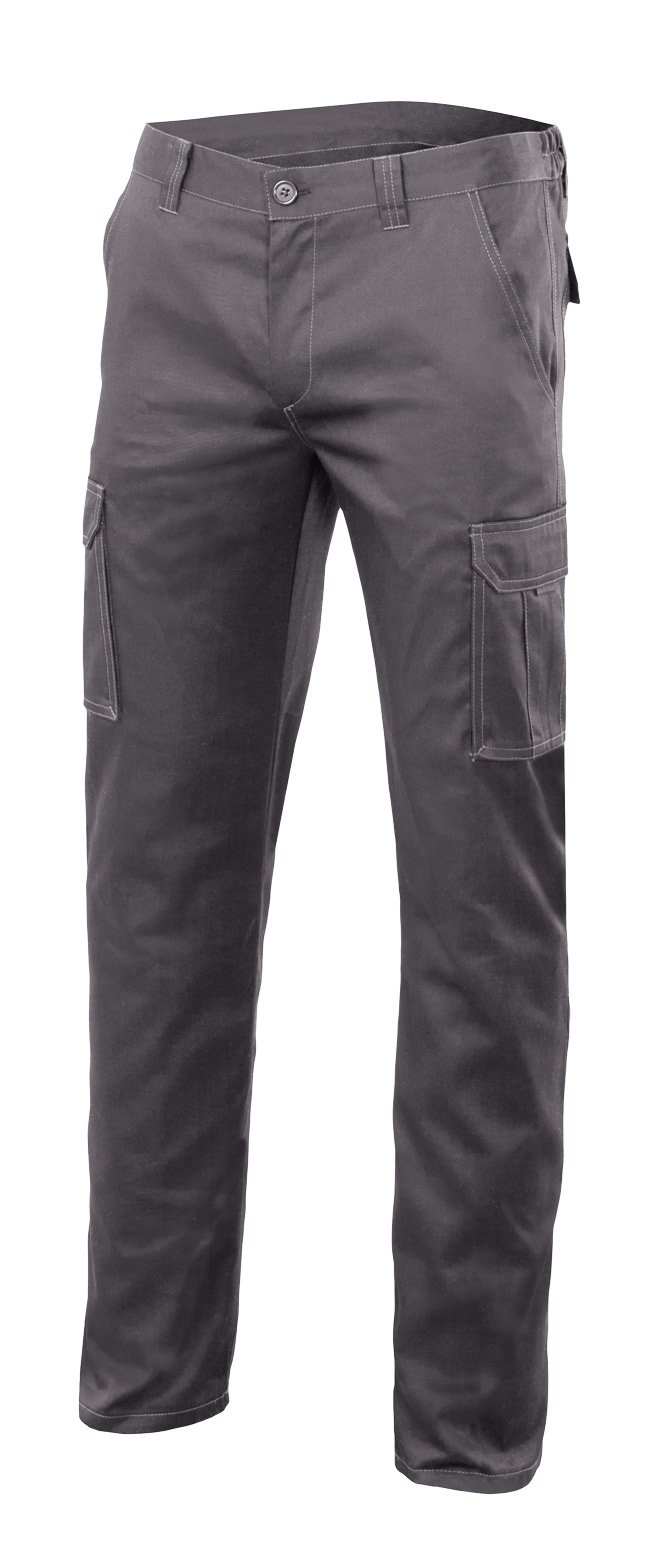 VELILLA 103002S Pantalón multibolsillo Stretch Color Gris Talla 44
