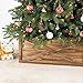 Glitzhome Wooden Tree Collar, Christmas Tree Base Cover, 22