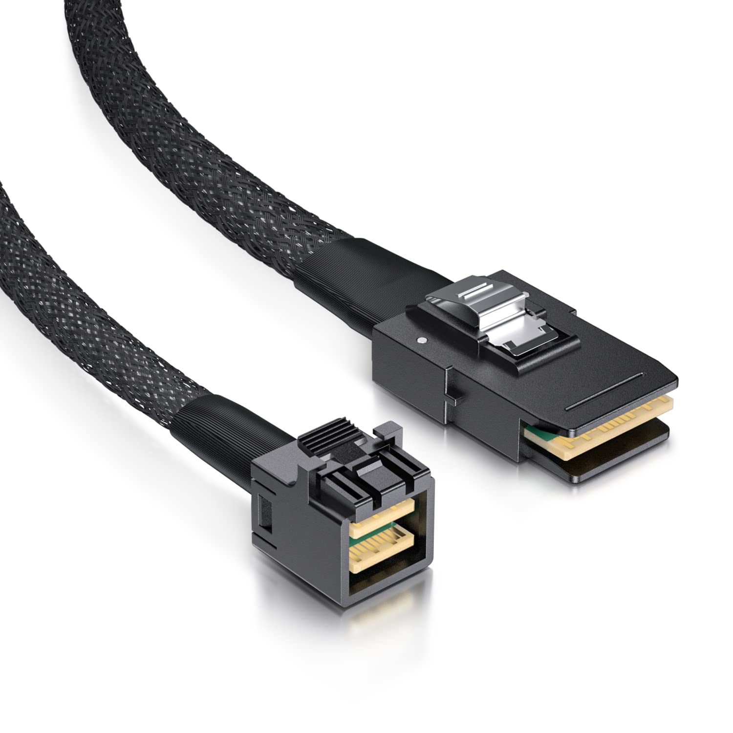 H!Fiber.com Cable mini SAS HD interno SFF-8643 a SFF-8087, 100 ohmios, 1 m (3,3 pies), 2pack