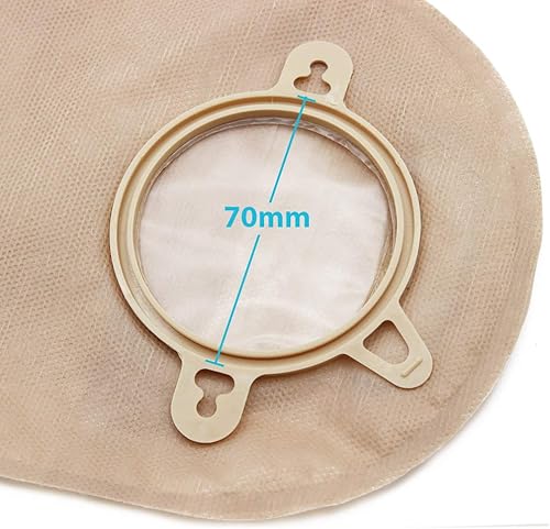 Miniatura 3 de LotFancy Bolsas de colostomía, 10 bolsas drenables de dos piezas con cierre de abrazadera para colonoscopia, ostomía, cuidado del estoma (sin