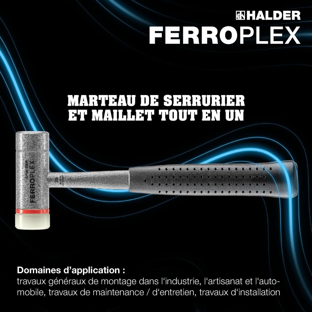 Marteau serrur.frappe am. Ã? 35mm 800g Ferroplex HALDER