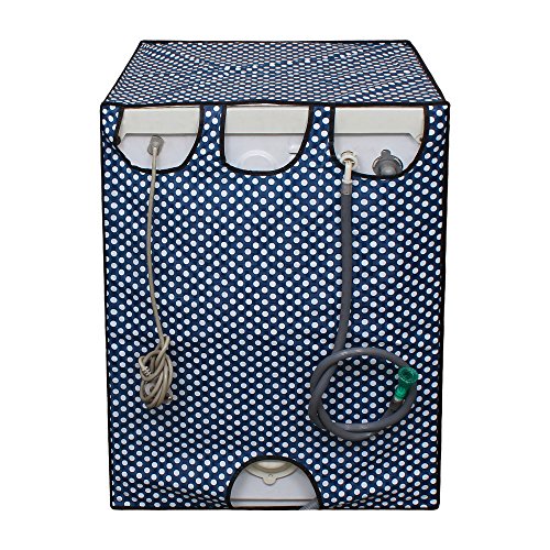 Image of DREAM KING Waterproof Front Load Washing Machine Cover Compatible for 7 kg, 7.2 kg, 7.5 kg (61 x 86 x 61 cm)