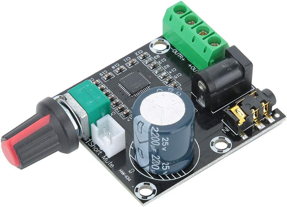 Walfront Audio Amplifier Module PAM8610, Compact Dual Channel Power Amplifier Board 15W for MP3 MP4 Mobile Phones Notebooks