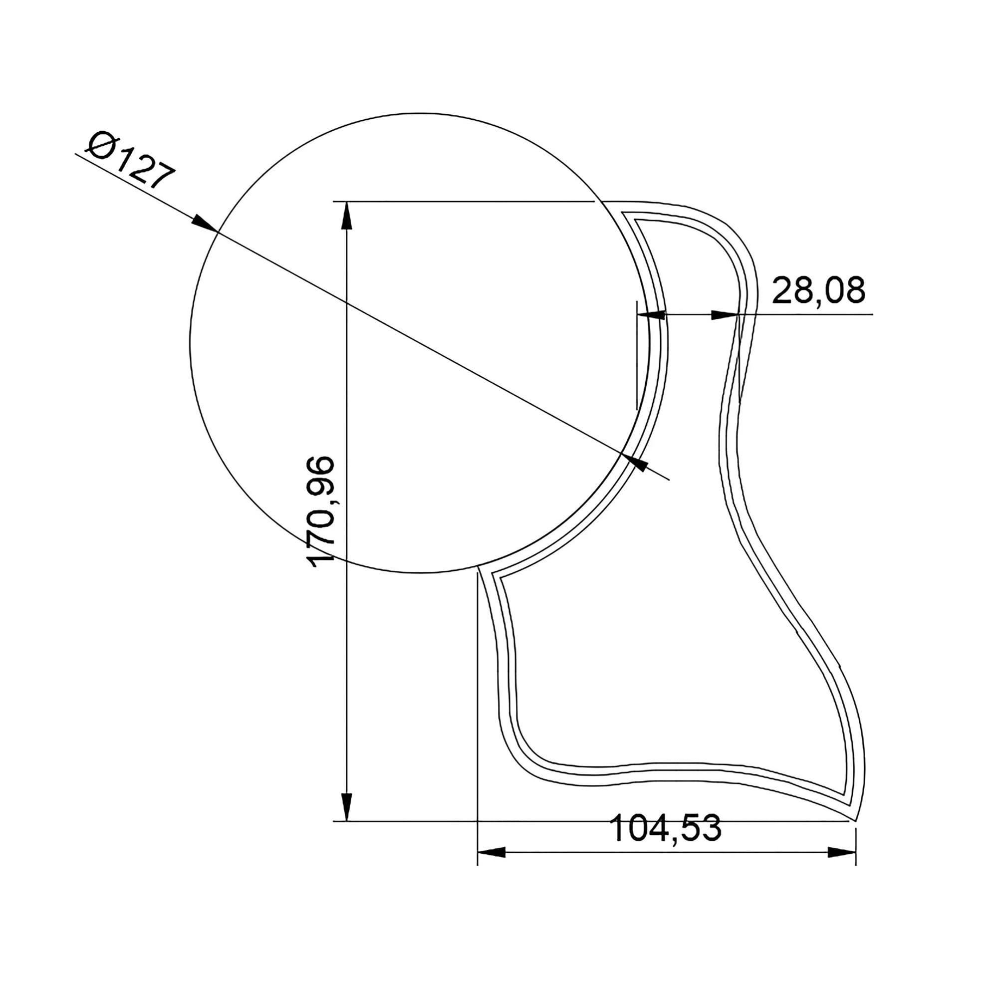 Adesivo for battipenna for chitarra acustica Piastra antigraffio autoadesiva spessa 2 mm for chitarre folk stile SG SA