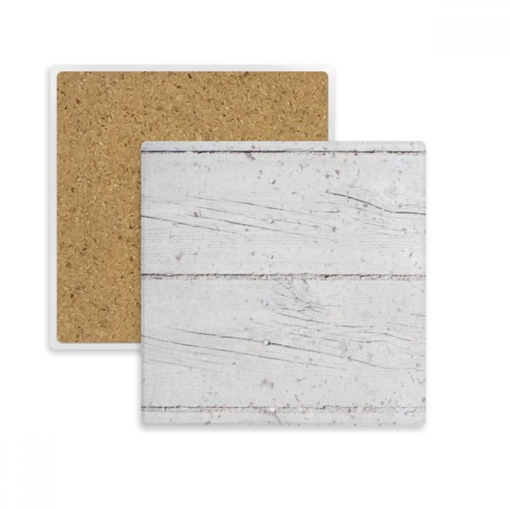 Dessous de verre texture bois blanc pour table de salon