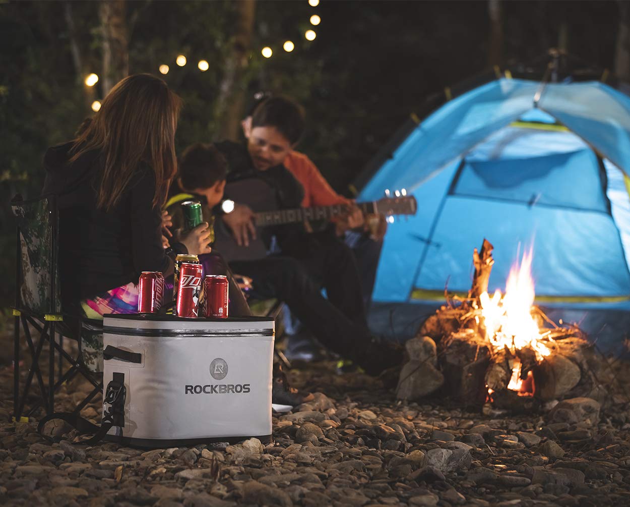ROCKBROS Borsa Frigo Zaino Impermeabile Rigida Eccellente Isolamento Grande capacità 17L/20L/22L Frigorifero Portatile per Campeggio/Mare/Pesca/Escursione/Picnic/Viaggio