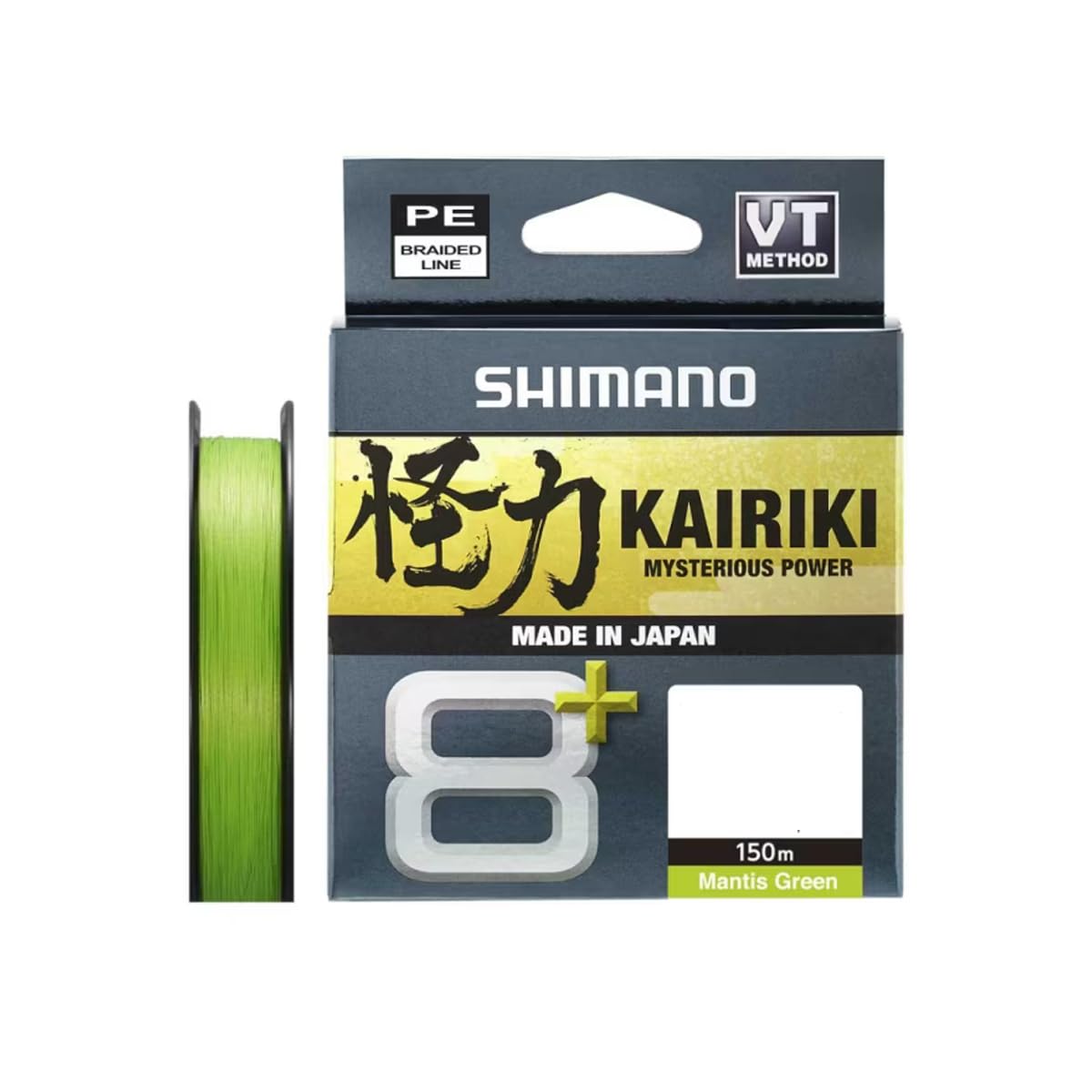 Line Kairiki 8+ - 150m 0.16mm 11.1kg M. Green