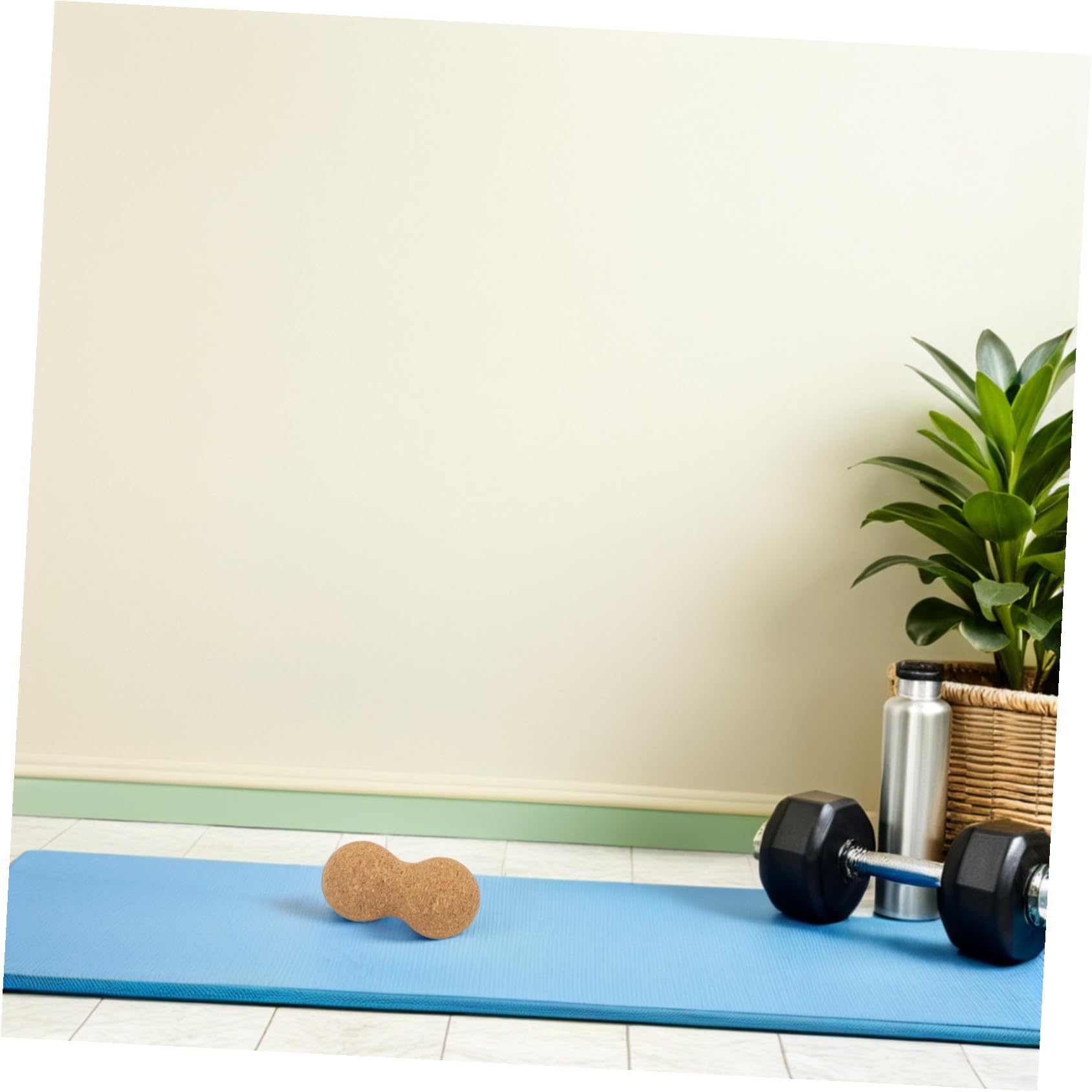TOYANDONA 2 Piezas Bola de Masaje de Corcho para Terapia de Puntos Herramienta de Recuperación de Profundo Masaje de Espalda Cuello y Pies Portátiles de Corcho