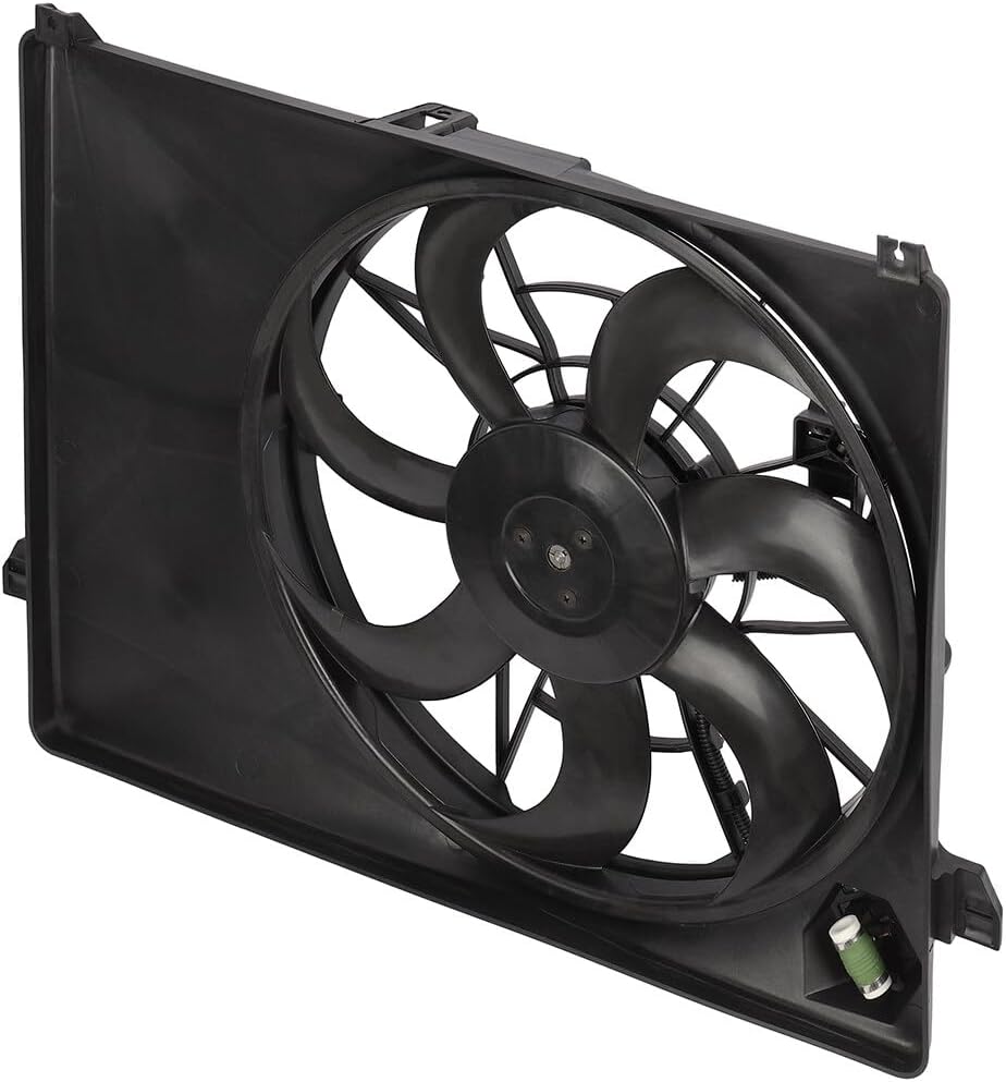 ECCPP Cooling Fan Compatible with 2007-2012 for Kia for Rondo,Replace 621235, 621 235, KI3115121, 253801D100, 253801D500 Cooling Fan Assembly