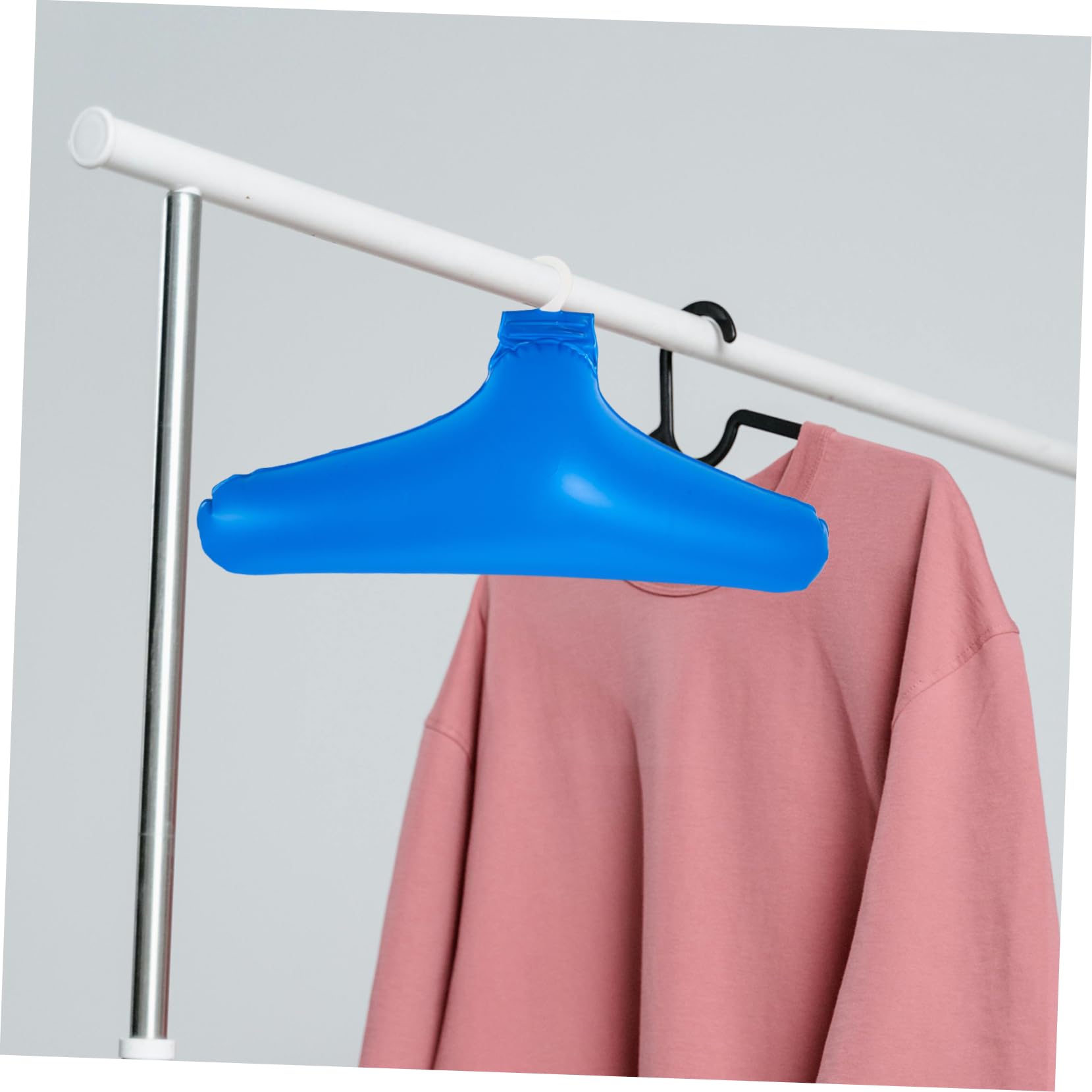 LABRIMP 3 Set Di Grucce Gonfiabili Salvaspazio Da Viaggio Per Bucato Tipo Morsetto Facili Da Usare Per Casa Campeggio E Viaggi 3 Pezzi*3