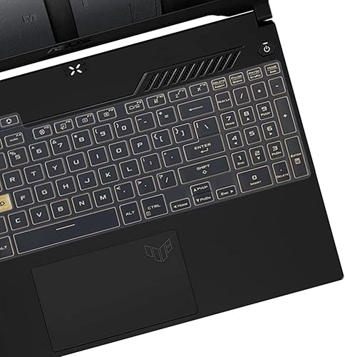 Miniatura 4 de Cubierta de teclado para ASUS TUF Gaming F15 FX507ZMZC FX507VU FA507UIUVUU, TUF Dash 15 FX517ZM, TUF A15 FA507UIUVUU, TUF A16 FA617NSXSXT FA607PIPV,