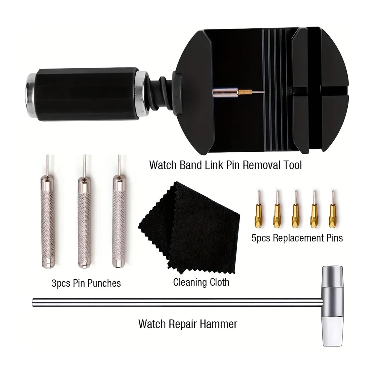 Xi Yu 1 Ensemble de 11 pièces Kit d'outils de Suppression de Lien de Montre