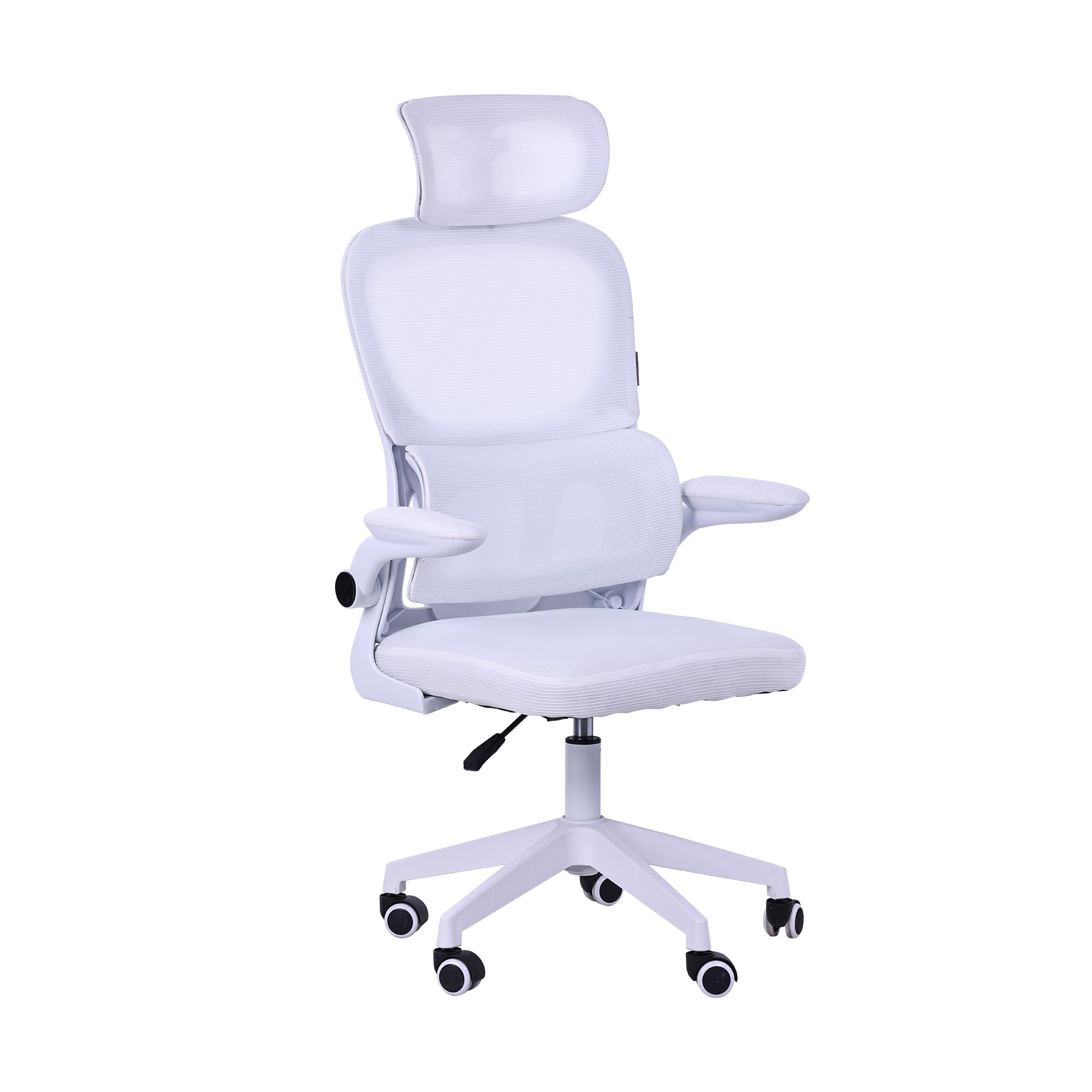 Mars Gaming MGC-ERGOPRO, Sedia Ergonomica Professionale, Supporto Lombare Attivo, Rete Traspirante, Altezza Regolabile 120-130cm, Braccioli Ribaltabili, Poggiatesta Regolabile, Sedia Ufficio, Bianco