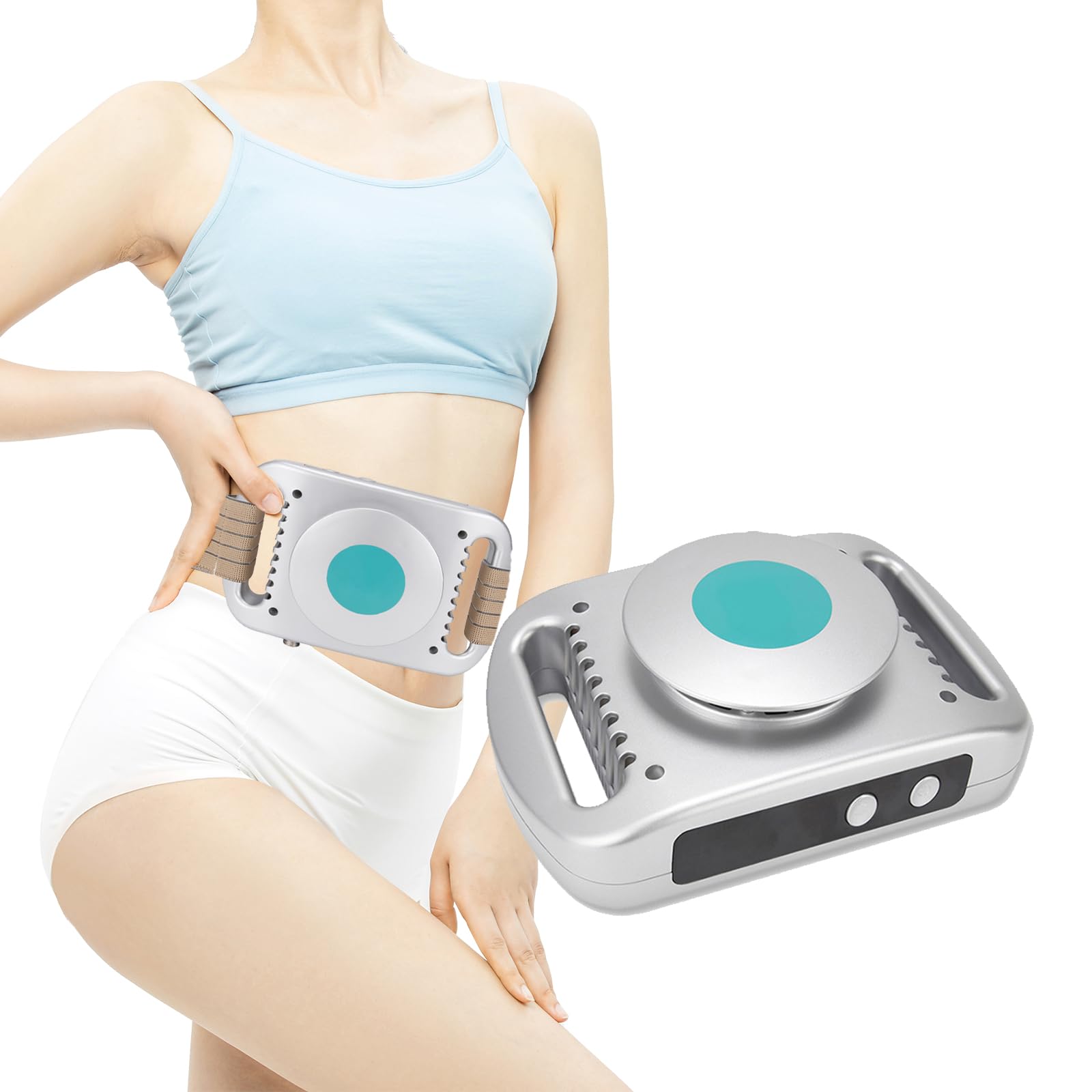 Máquina de Criolipólisis,Portátil Máquina Anticelulitis,Máquina de Eliminación de Grasa,Masajeador Celulitis Muslos, Máquina Adelgazar Barriga,Máquina Crioterapia Levantamiento Reafirmante del Cuerpo