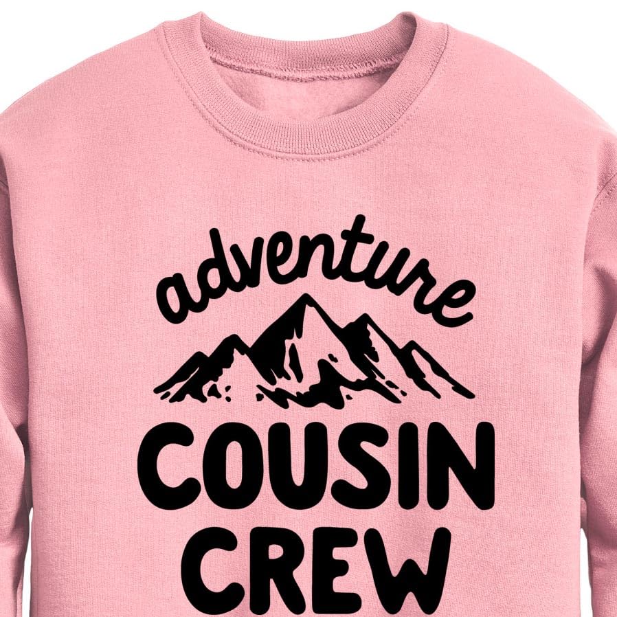 Instant Message - Adventure Cousin Crew - Toddler & Youth Crewneck Fleece Sweatshirt2