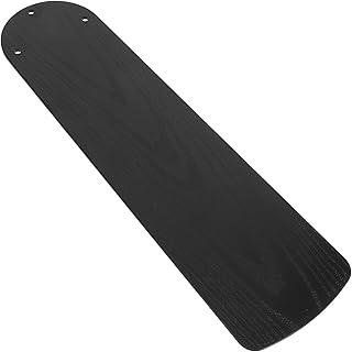 Ceiling Fan Replacement Blades Plastic with Wood Grain Finish Weatherproof and Impact Resistant Design Energy Saving Airflow Enhancer for Home Office and Outdoor Use