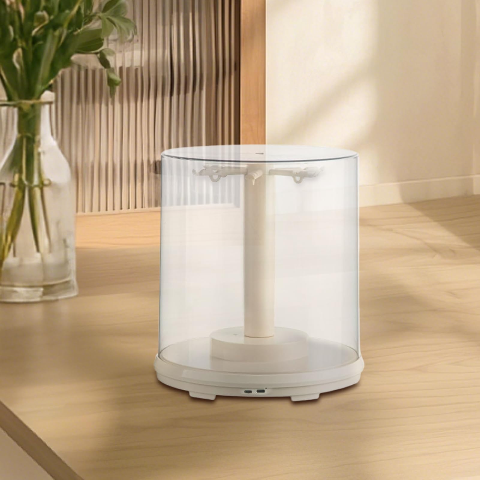 Sammelfiguren Vitrine Stapelbare Figuren Vitrine | Drehbare Vitrine für Puppen für Kinder, Mädchen, Jugendliche, Fans, Sammler, Freundin, Schlafzimmer, Nachttisch, Wohnzimmer