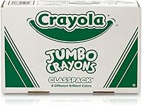 Vista 1 de Crayola Jumbo Crayons Classpack (200ct), Large Toddler Crayons, Bulk School Supplies, Essential Preschool & Kindergarten Art Supplies for Teachers