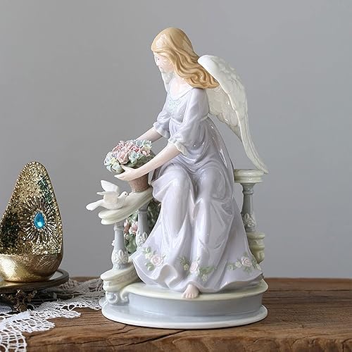 Miniatura 6 de SHUTING2020 Estatua china de feng shui escultura estilo nórdico decoración de sala de estar accesorios para el hogar muñeca de cerámica creativa