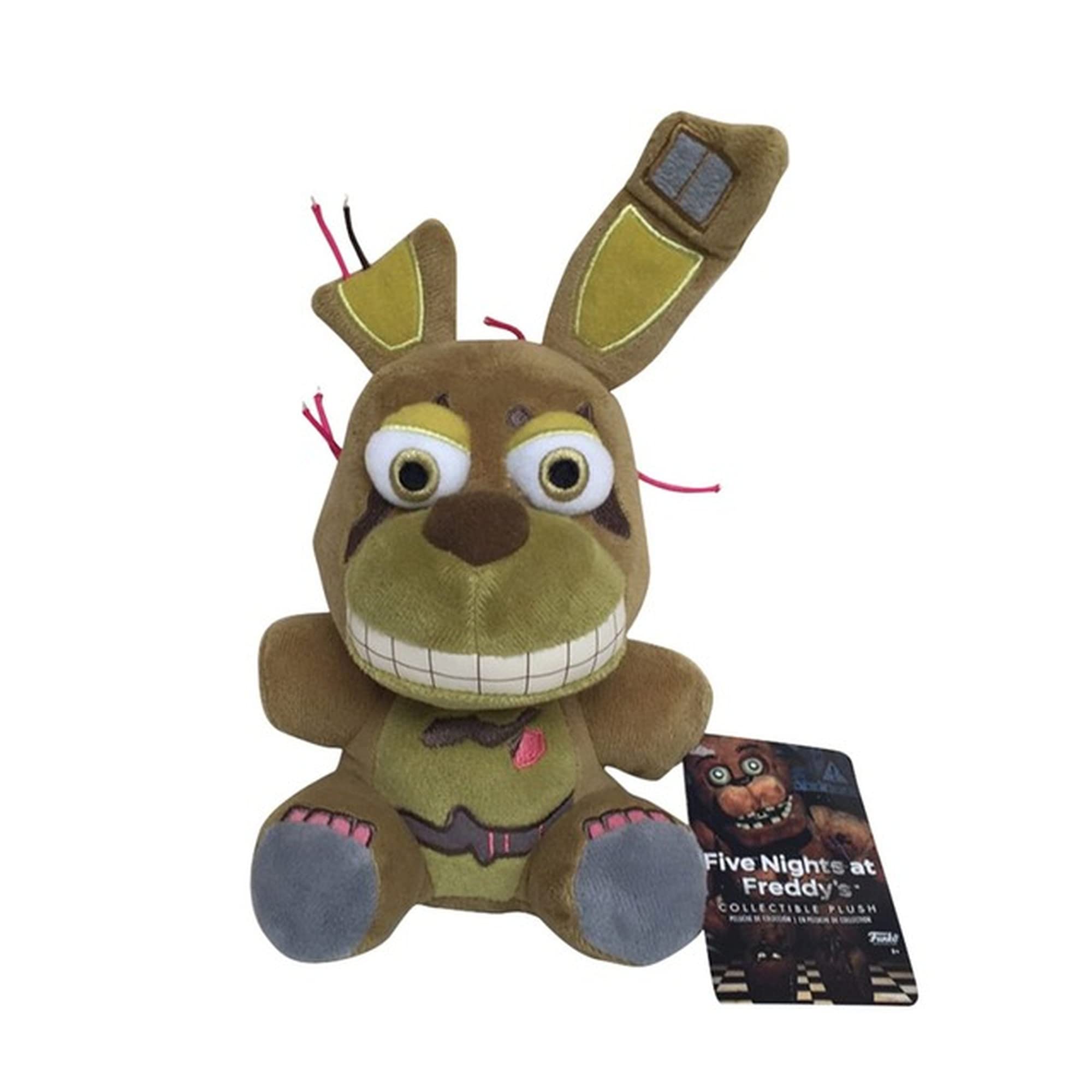 GRATIME FNAF-Peluches de Peluche de Freddy Fazbear, Oso Foxy, Conejo Bonnie Chica, Peluches, 5 Noches en Freddy, Peluches (Verde Militar)