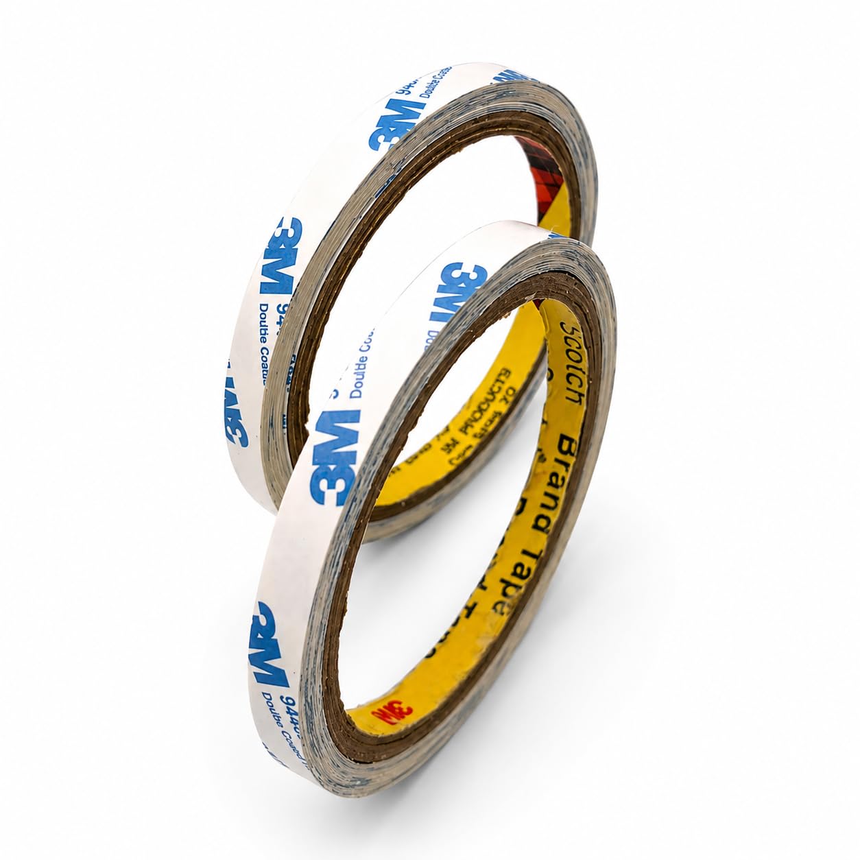 3M 9448A Double Sided Fabric Tape | Thin Double Sided Tape with High Performance | Acrylic Adhesive for Paper, Plastic, Metal, Wood and Foam (2.9 mm x 5 m)