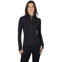 Yogalicious Womens Ultra Soft Lightweight Full Zip Yoga Jacket with Pockets