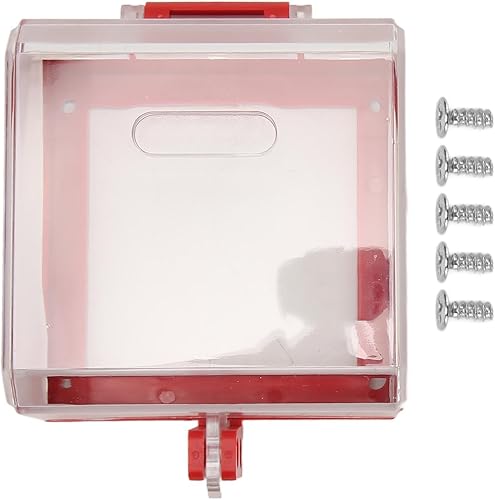 Miniatura 9 de Sonew Interruptor de parada de emergencia, bloqueo de la cubierta del botón de parada de emergencia, cubierta del interruptor de botón, cubierta