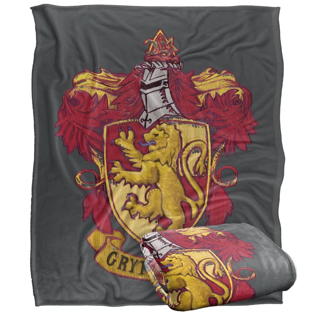 Harry Potter Gryffindor Crest Blanket - 152 x 127 cm - Warner Brothers