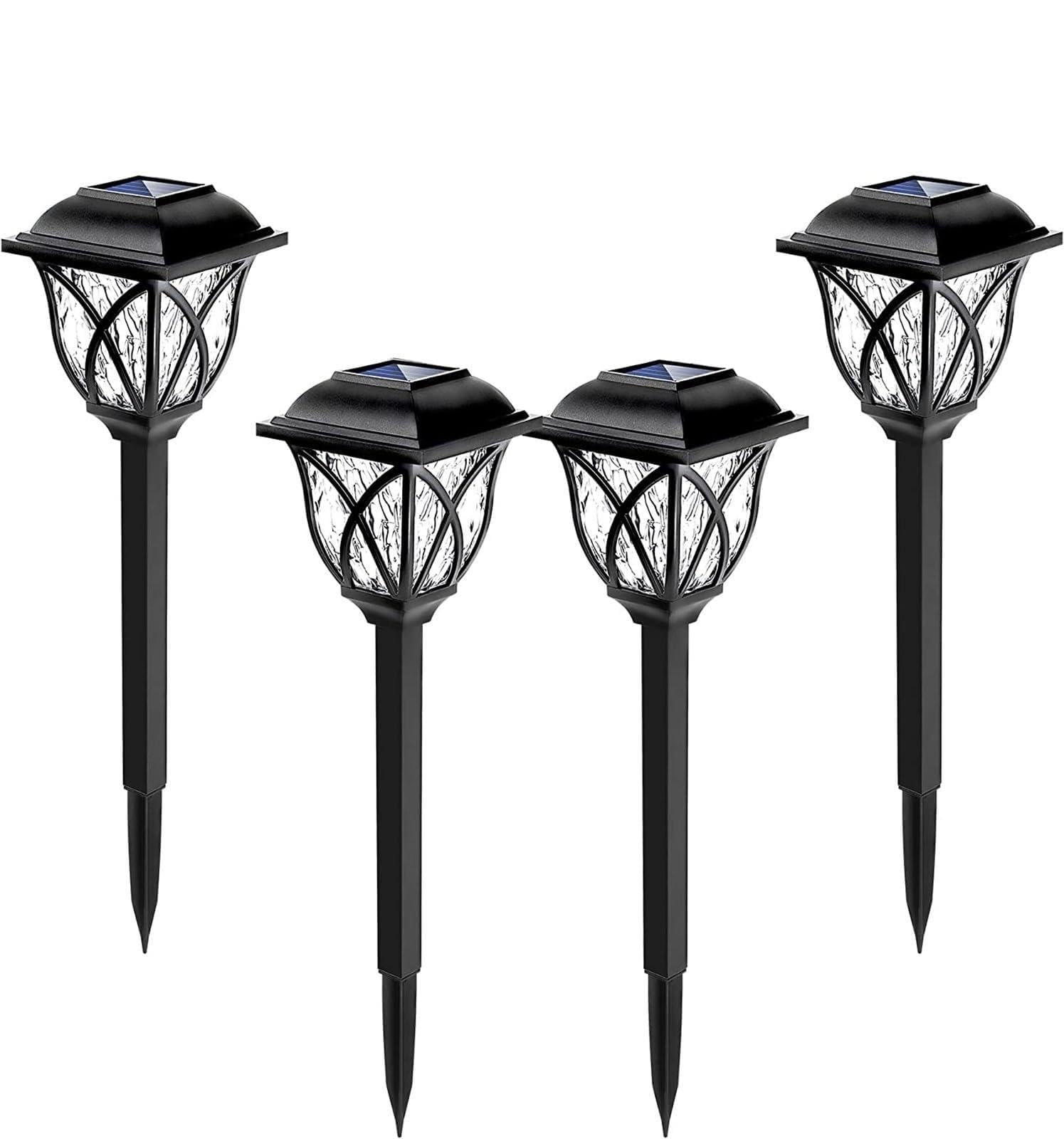 1-10 sztuk Solar Garden Light Light Trawnik Światła Wodoodporne LED Solar Trasy Światła Na Zewnątrz Światła Krajobrazowe | 1-10 paczek Solar Yard Lights Bright Lawn Lights Outdoor Waterproof Led Solar Pathway Lights Landscape (Changeable, 4)
